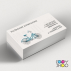 Шаблон визитки для проката велосипедов